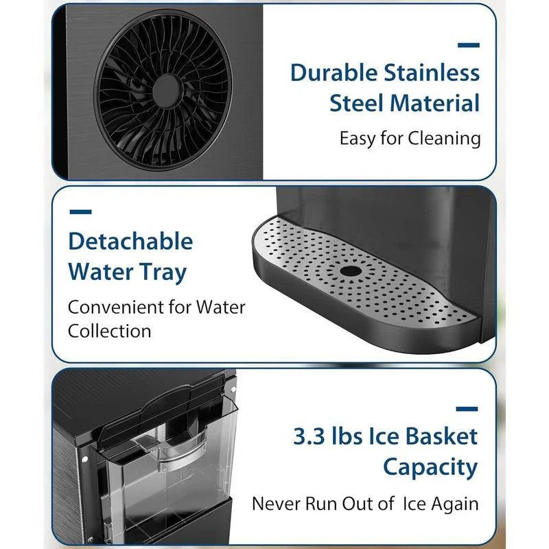 💥Flash Sale Today Only💥Ice Maker Dispenser, Self Dispensing Pellet Ice Maker, 44lbs/24H